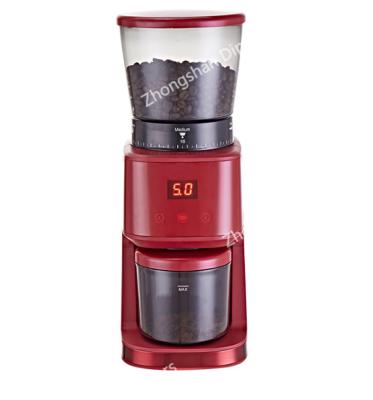 China CHAMBER FAN ODM Designed COLORFUL CONICAL BURR COFFEE GRINDERS WITH CHAMBER FAN SS CUP FOR HOUSEHOLD OEM LOGO for sale