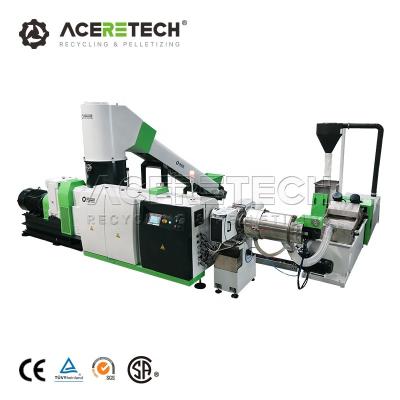 China ACS-pro waste plastic reuse plastic component recycling pelletizing machine with dust collection device for sale