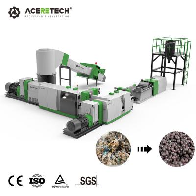 China Wholesale ACSS-H 1200kg/h PP/PE film pelletizing machine single stage plastic pelletizing machine plastic granulator machine for sale