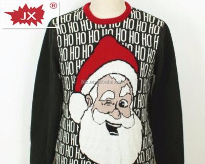 China High Quality Knitted Anti-pilling David Deer Ugly Christmas Sweater For Lovers for sale