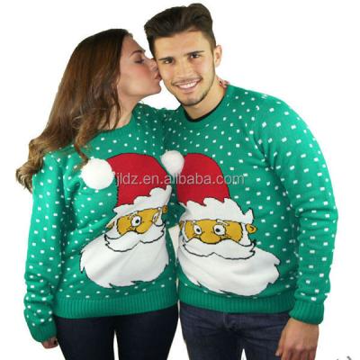 China PREMIUM NOVELTY CHRISTMAS UNISEX CHRISTMAS SWEATERS Anti-wrinkle 3D POM KNITTED SWEATER for sale