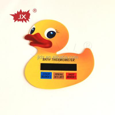 China Fashionable Duck Baby Bath Thermometer Card yellow with new mobile technology - ensure baby's bath isn't too hot or uncomfortably cold. for sale