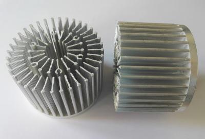 China Cold Forged  LED Aluminum Heat Sink With Customized Threaded Holes for sale