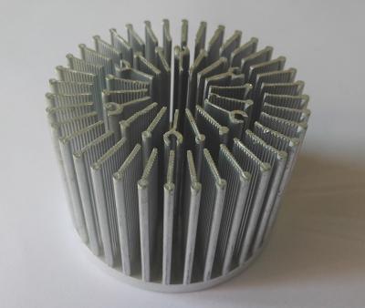 China Cold Forged  LED Aluminum 1070 Heat Sink With Customized Threaded Holes for sale