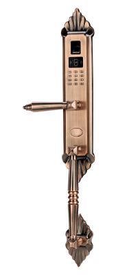 China Brass Entrance Fingerprint Access Door Lock Password Door Lock for sale