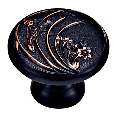 China Hot Forged Brass Wardrobe Pull Handle and Knob with Patterns for sale