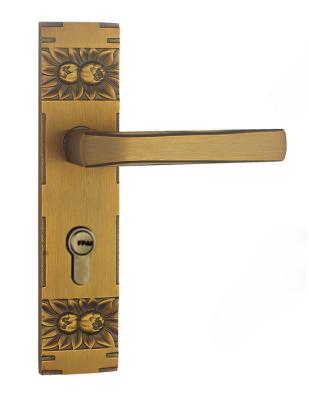 China Entrance door lock Room Door Lock Forged  Brass Door  Handle for sale