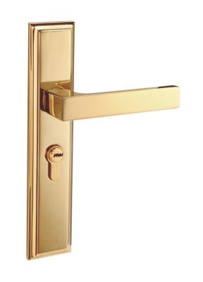 China Entrance door lock Room Door Lock Forged  Brass Door  Handles for sale