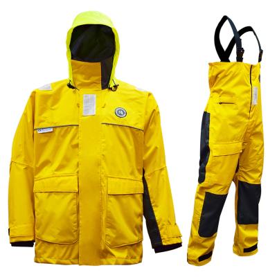 China Windproof Bib Pants Fishing Coastal Rain Suit Fault Weather Gear Sailing Jacket for sale