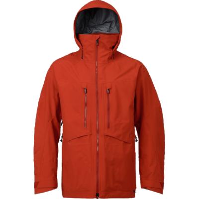 China Breathable mountain jacket with adjustable hood waterproof breathable windproof goretexshell for sale