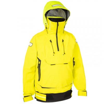 China Breathable Sailing Clothes Waterproof Breathable 3 Layer Hood Sailing Jacket Adjustable for sale