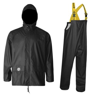 China Waterproof 3 Pieces Rain Resistant Suit Jacket Rain Resistant Workwear With Pants for sale