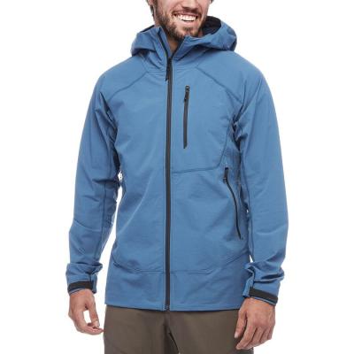 China Breathable Outdoor Jacket With Hooded For Men 75% Nylon, 14% Polyester, 11% Elastane Waterproof Breathable Jacket Sailing Keep Comfortable for sale