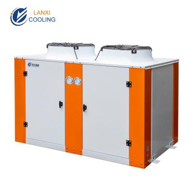 China Box U-type Air Cooled Condenser unit for Condensing Unit Refrigeration unit in Cold room for sale