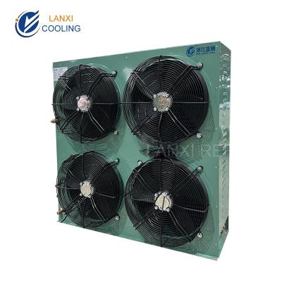 China Refrigeration Condenser Unit H Type Air Cooled  Condenser For Cold Room system for sale