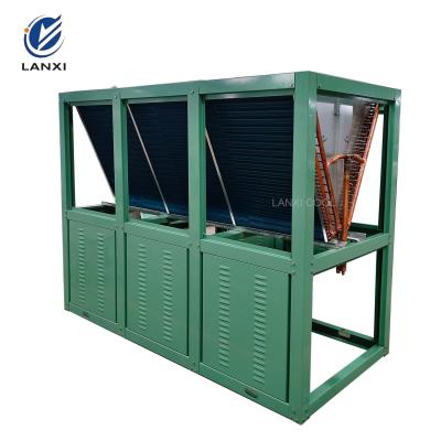 China Air cooled Condenser V-type Refrigeration Condensing Unit for cold room for sale