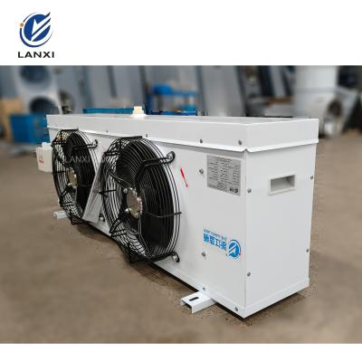 China Two Fans Evaporator 6.0mm Fin Space Air Cooler for Cold Room Industrial Evaporator with Hot Gas Defrosting for sale