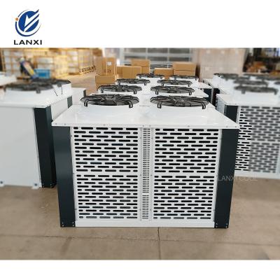 Китай Two Fans Outer Rotor Box Type 8HP10HP12HP15HP18HP Refrigeration Unit R404 R22 R507 Medium-High Temperature Condensing Unit продается