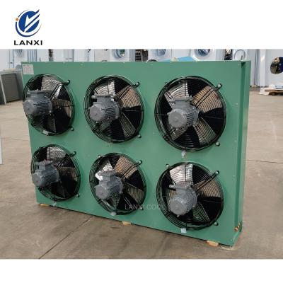 China Wholesale FNH Type Custom Air Cooled Condenser Unit for Industrial Food Factory Deep Frozen Storage Blast with Special Fan Motor for sale