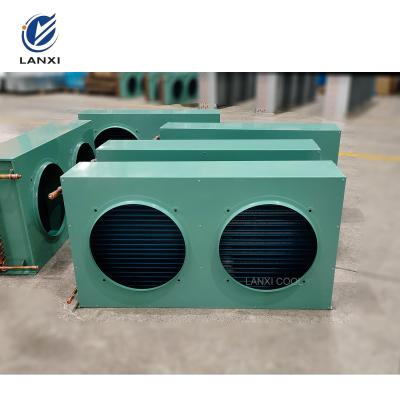 China Horizontal Air Blow Commercial Refrigeration Unit Air Cooled Condenser for Refrigeration System for sale