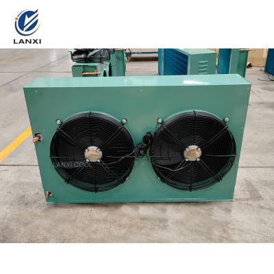 China High Quality Industrial Air Cooled Refrigeration Condenser Fnh-60 Air Side Blowing Condenser Cold Room Refrigeration Unit for sale