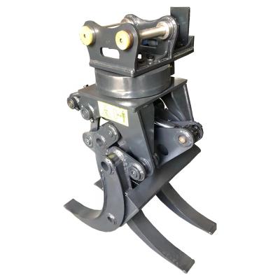 China Building Material Stores Spin Grapple For Excavator Wood Grapple Stone Grapple for sale