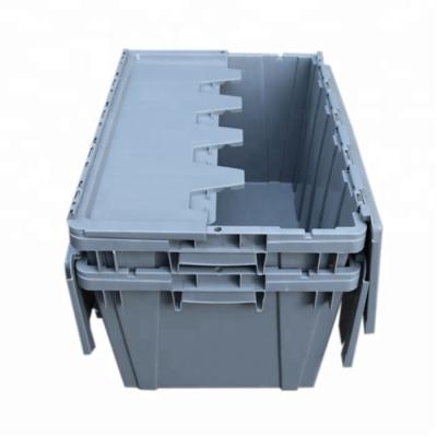 China Heavy Duty Warehouse Crate Split Type Plastic Bins Plastic Storage Containers By Size Plastic Swap Crate for sale