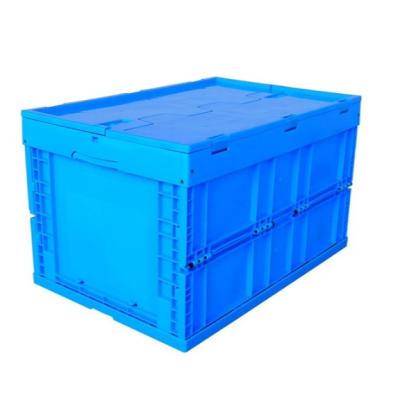 China collapsible & QS Plastic Crate Package Tote Heavy Duty Factory Direct Sale Durable Collapsible Plastic Moving Collapsible Crate for sale