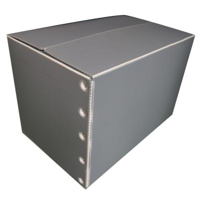 China Recyclable Plastic Storage Bin Clear Corrugated Transparent Plastic Box for sale