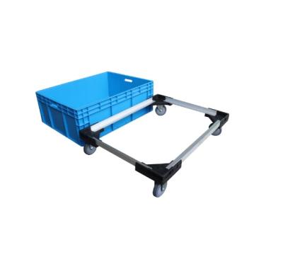 China 1piece industrial MOQ all wheel industrial cart mobile cart size customized for plastic crate for sale