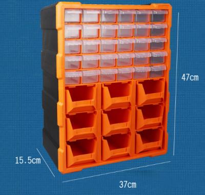 China Wholesale Plastic Warehouse Workshop Organizer Bins Tool Wall Hanging Storage Bin For Battery Storage for sale