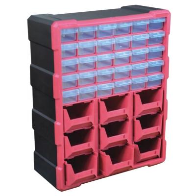 China Storage QS Tools Hanging Bins Back Drawer Plastic Tool Wall Stackable Storage Bin For Small Auto Parts Available for sale