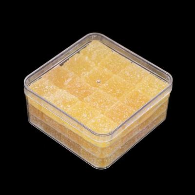 China Recycled Small Christmas Cookie Materials Cookie Packaging Cookie Boxes Clear Plastic Box Hard Storage Holder for sale