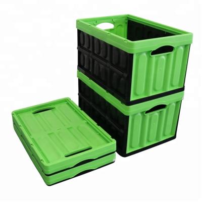 China Good Quality Cheap Viable Household Collapsible Folding Clothes Organizer Foldable Bin Plastic Storage Box for sale