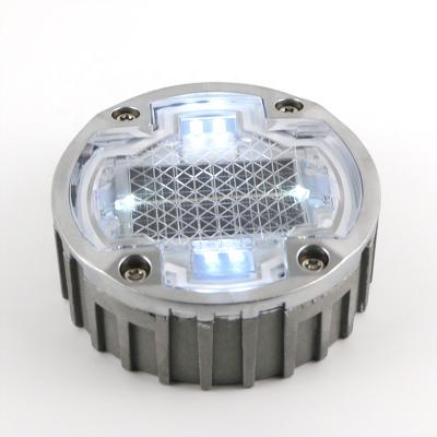 China Durable Internally Illuminated Solar Road Stud Lights Solar Led Embedded Underground Road Stud for sale