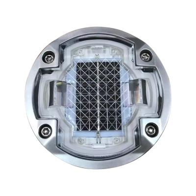 China Newest IP68 Solar Road Stud White Led Underground Solar Road Stud For Highway for sale