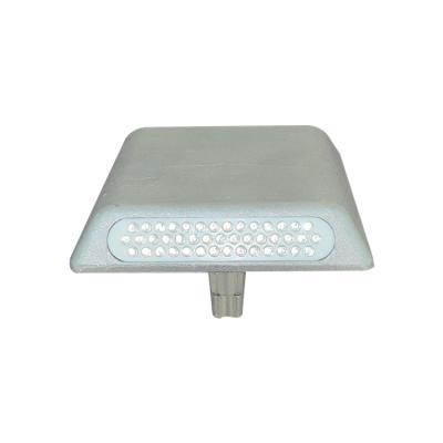 China 43 Glass Beads Aluminum Reflector Reflective Stud For Highway Signs Road Aluminum Stud for sale