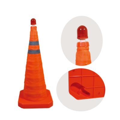 China Flexible Traffic Cones Folding Traffic Cone Collapsible Folding Traffic Cones for sale