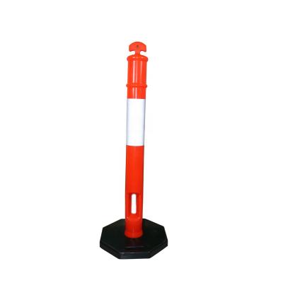 China Highly Visible T-Bollard T-TOP Traffic Road Safety Safety Post Drafter Flexible Warning Post for sale