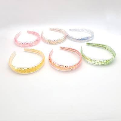 China Shinny Fashion Design Plastics Headbands Women Hair Accessories The Star Headwear Hair Band for sale