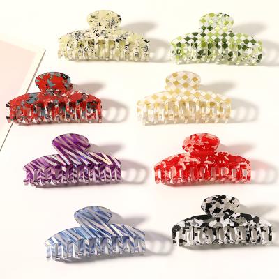 China Fashion Multiple Styles Hair Clips Claw Candy Colors Ladies Hair Accessories Acetate Covers Small Hair Claw for sale