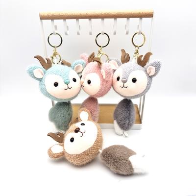 China Plush Ornaments Hot Sale Soft Cute Plush Key Chains Small Key Ring Lobster Clasp Keychain Key Chains Ornaments for sale