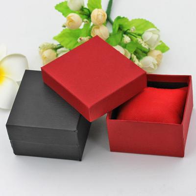 China Recyclable Sky Earth Lid Watch Set Matching Gift Box Sponge Lining Watch Packaging Cardboard Nonwoven Paper Box for sale