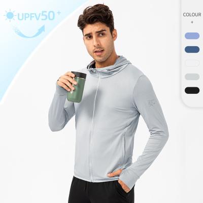 China Men's Breathable Workout Clothes Outfit Fitness Clothing Gym Outdoor Quick Dry Long Sleeve Top Jacket for sale