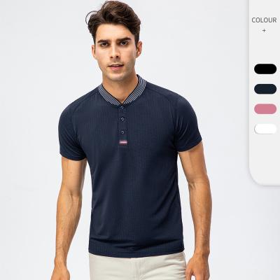 China Breathable Custom Men Golf Polo Shirts Printed Logo Mens Color Polo T-Shirts Custom for sale