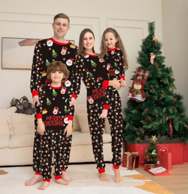 China QUICK DRY Ready to Ship Family Christmas Pajamas Baby Women Kids Sublimation Christmas Adult Matching Pajamas for sale