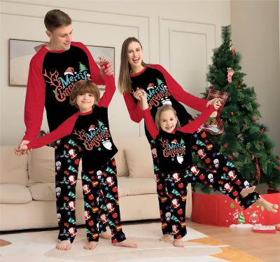 China QUICK DRY Baby Pajamas Custom Christmas Xmas Blank Pajamas Kids Matching Family Christmas Pajamas for sale