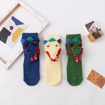 China INS Autumn And Winter Children's Long Tube 3D Cartoon Cute Pure Cotton QUICK DRY Socks Large For Boys And Girls for sale