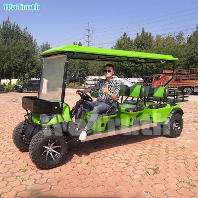 China WeTruth Golf Cart Lithium Battery Chinese Golf Cars for Sale 2 4 6 Seats 23*10.5-12 for sale