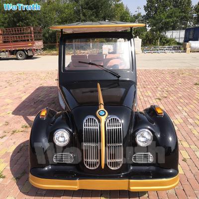 China WeTruth Electric Vintage 4 Seats Golf Carts Electric Push Golf Car with Remote 23*10.5-12 for sale